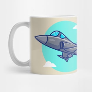 Jet Fighter Airplane Mug